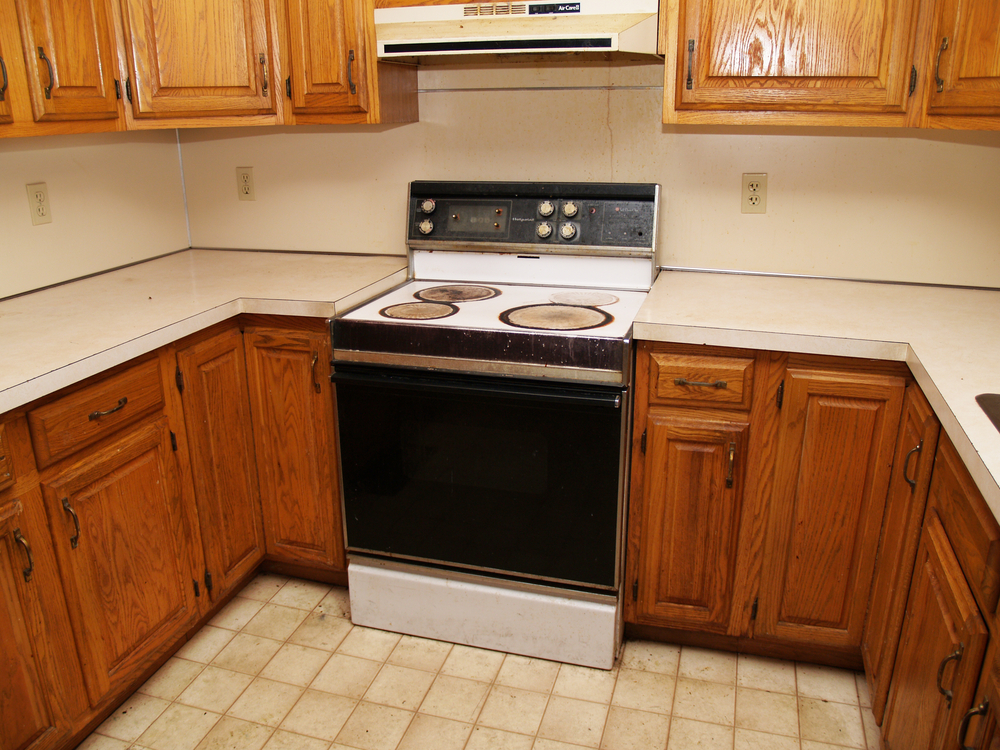 Old wood outlet kitchen cabinets