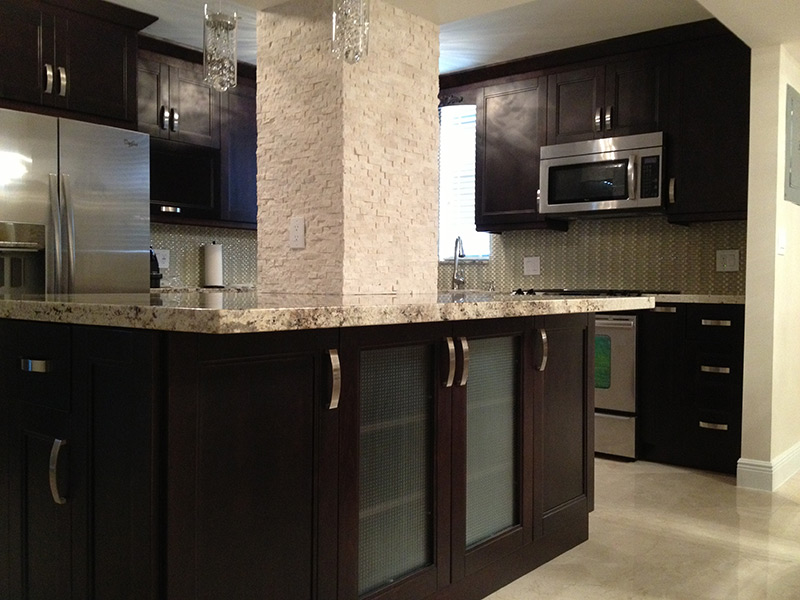 Wholesale Kitchen Cabinets Pompano Beach FL   Manhattan Espresso 