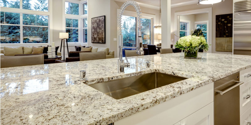 Granite Countertops Kitchen Cabinets, How To Choose Granite Countertop Color