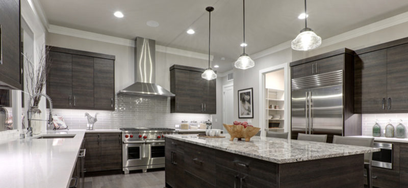 Granite With Dark Cabinets Kitchen